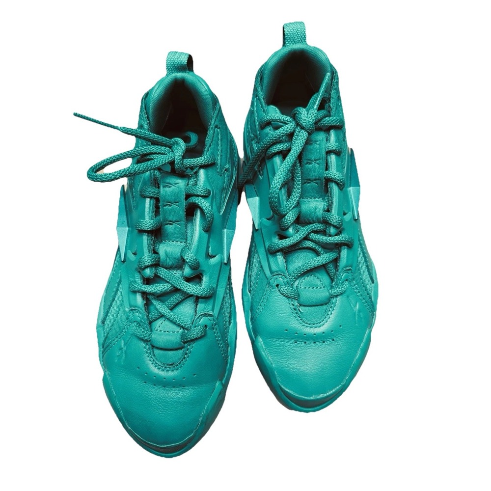 Reebok Cardi B‎ x Club C V2 Emerald Womens 6 Sneakers Shoes Running Athletic